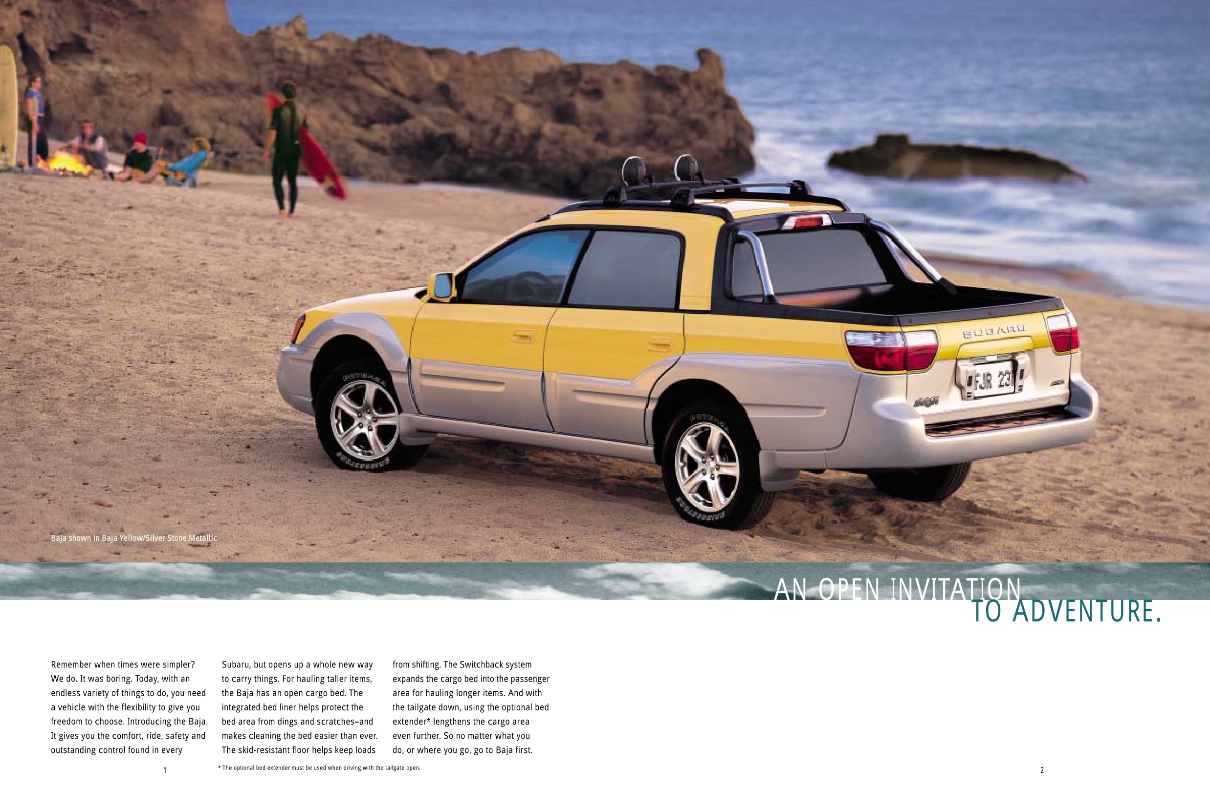 2003 Subaru Baja Brochure Page 3